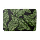 Search for tropical leaf bath mats Black