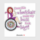 Search for wheelchair bumper stickers Funny