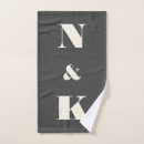Search for black and white modern bath towels Minimalist