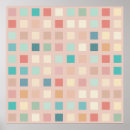 Search for pink squares pattern posters Geometric