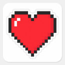 Search for retro gamer stickers 8bit