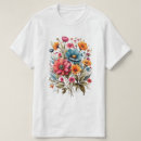 Search for watercolor flowers tshirts Pastel