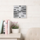 Search for brushed steel clocks Elegant