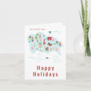 Search for map christmas cards North pole