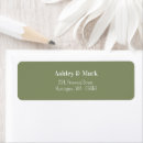 Search for white return address labels weddings Green