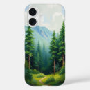 Search for woodland path iphone cases Green