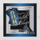 Search for corset bridal shower invitations Blue