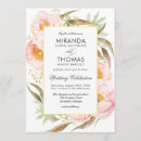Search for pink peony wedding invitations Greenery