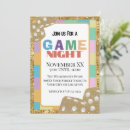 Search for board games invitations Colourful