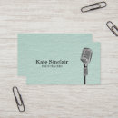 Search for voice teacher business cards Elegant
