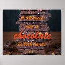 Search for chocolate lovers posters Typography