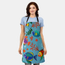 Search for tropical fish aprons Colorful