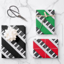 Search for piano keys wrapping paper Black and white