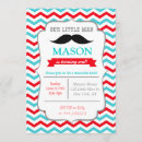 Search for little man birthday invitations Modern