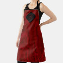 Search for red and white stripes aprons Lines