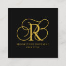 Search for black and gold business cards Typography