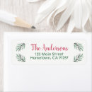 Search for pine branch return address labels Evergreen