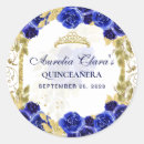 Search for princess quinceanera stickers Royal blue
