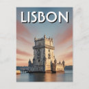 Search for lisbon postcards Belem tower