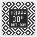 Search for happy 30th birthday stickers Modern