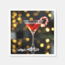 Search for christmas martini napkins Candy cane