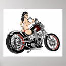 Search for retro motorcycle posters Pinup