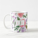 Search for blooming garden mugs Watercolor