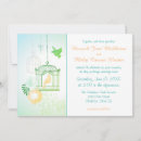 Search for bird cage wedding invitations Whimsical