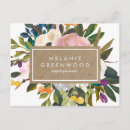 Search for floral business postcards Gold