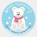 Search for cute polar bear stickers Illustration