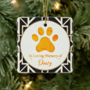Search for loss pet memorial ornaments Dog lover
