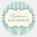 Search for damask baby shower stickers Elegant