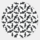 Search for scary pattern stickers Black