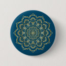 Search for blue floral pattern badges Boho