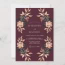 Search for gilded wedding invitations Floral