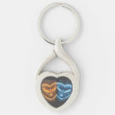 Search for blue heart keychain key rings Orange