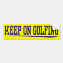 Search for golf bumper stickers Golfer