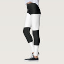 Search for black and white lines leggings Contemporary