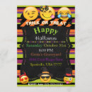 Search for emoji party invitations Colourful