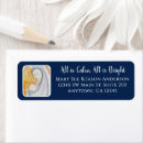 Search for nativity return address labels Dark blue