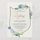 Search for watercolor crest wedding invitations Couple