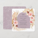 Search for mauve square invitations Floral