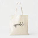 Search for sparkle tote bags Black and white