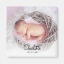 Search for magnetic birth announcement cards Baby girl