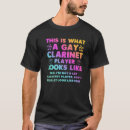Search for clarinet tshirts gay