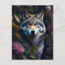 Search for wolf night postcards Animals