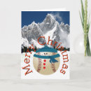 Search for baseball christmas cards Snowman