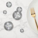 Search for anniversary confetti Silver