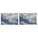 Search for blue and white pillowcases Clouds