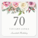 Search for 70th birthday stickers Elegant